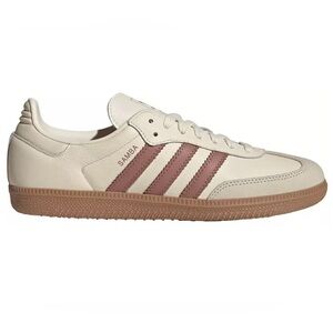 NWT - Adidas Samba Cream and Brown Sneakers (Size 6 women’s)